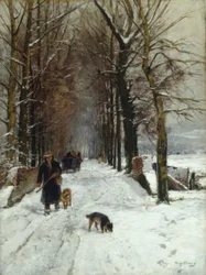 Winter on Grafenberger Allee